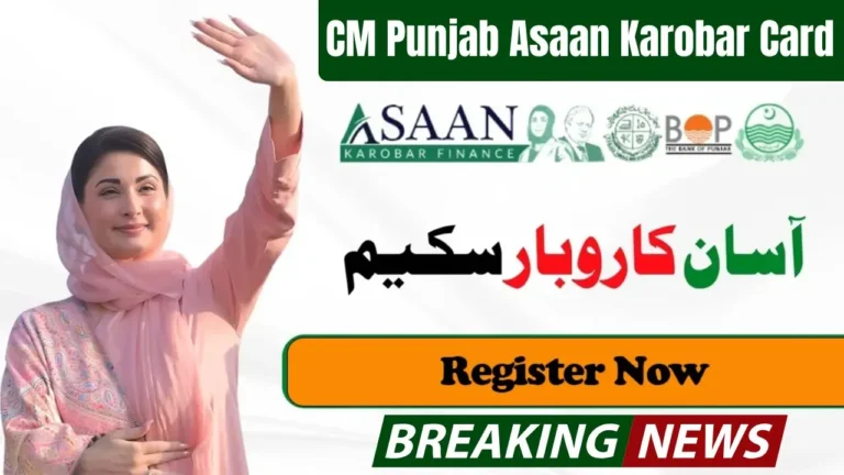 CM Punjab Asaan Karobar Card