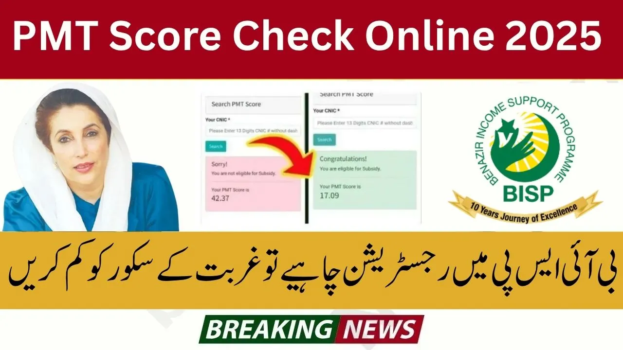 PMT Score Check Online 2025